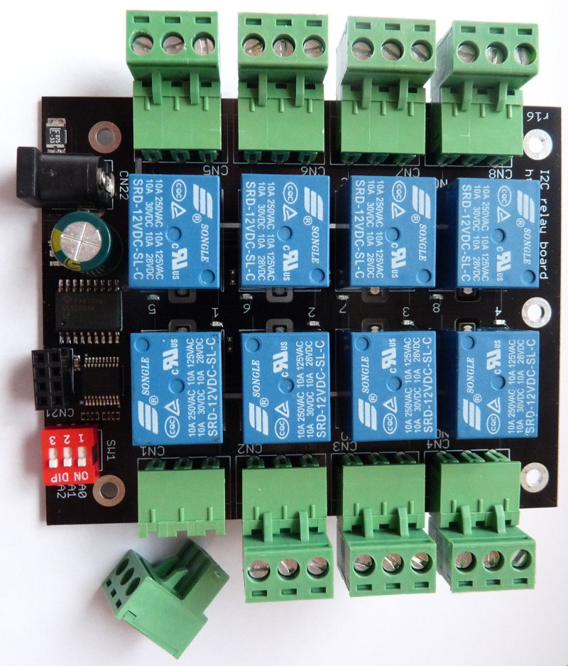 USB I2C IIC relay
      module board